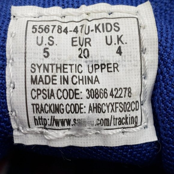 Levis High Top Sneakers Navy Blue for Baby Infant US Shoe Size 5 - Picture 11 of 11